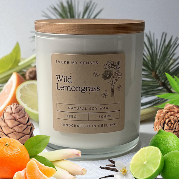 Wild Lemongrass Soy Candle