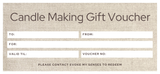 Candle Making Workshop Gift Voucher