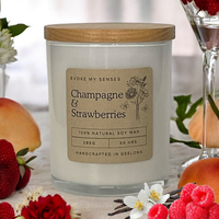 Champagne & Strawberries Soy Candle