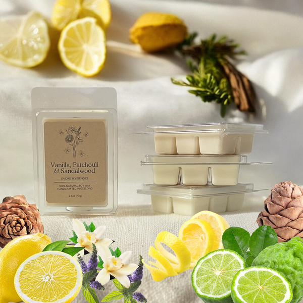 Vanilla, Patchouli & Sandalwood Wax Melts